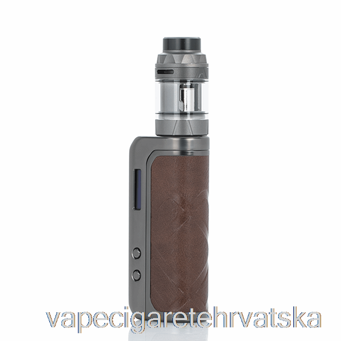 Vape Hrvatska Augvape Foxy One 120w Starter Kit Gunmetal Smeđa Koža